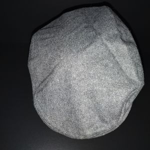 Grey paper boy cap